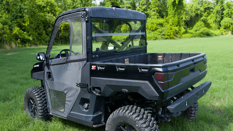 Seizmik 50-32001KIT - SZM50-32001KIT - Seizmik 13+ Polaris Ranger 900/1000 XP/Crew Rear Windshield Folding Poly Carb - Shipped in Europe - Tuningsupply.com