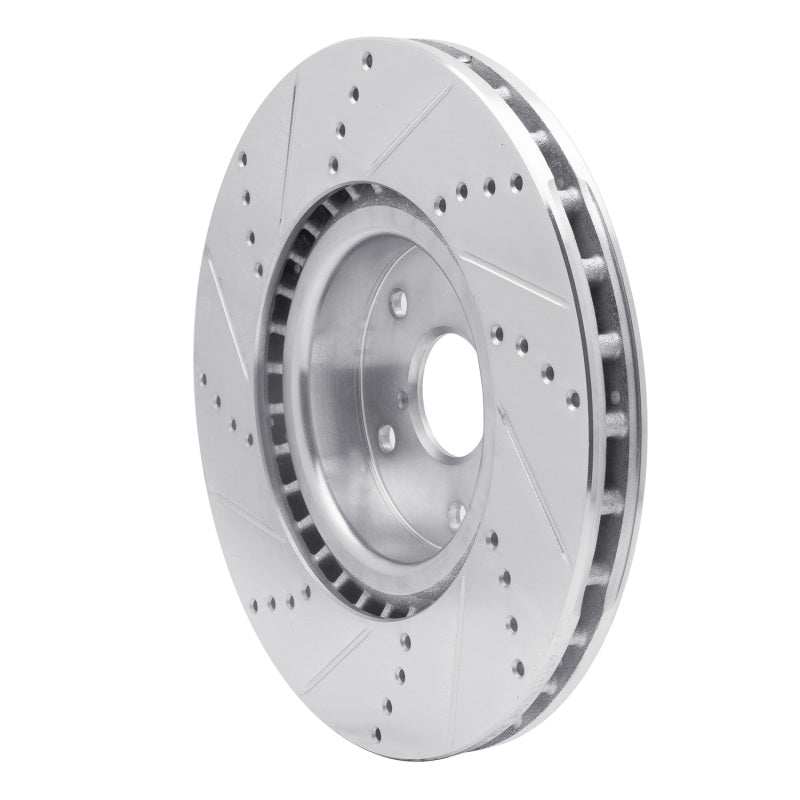R1 Concepts 631-13016R - RNC631-13016R - R1 05-20 Subaru WRX Front Right Drilled & Slotted Silver Brake Rotor - Shipped in Europe - Tuningsupply.com