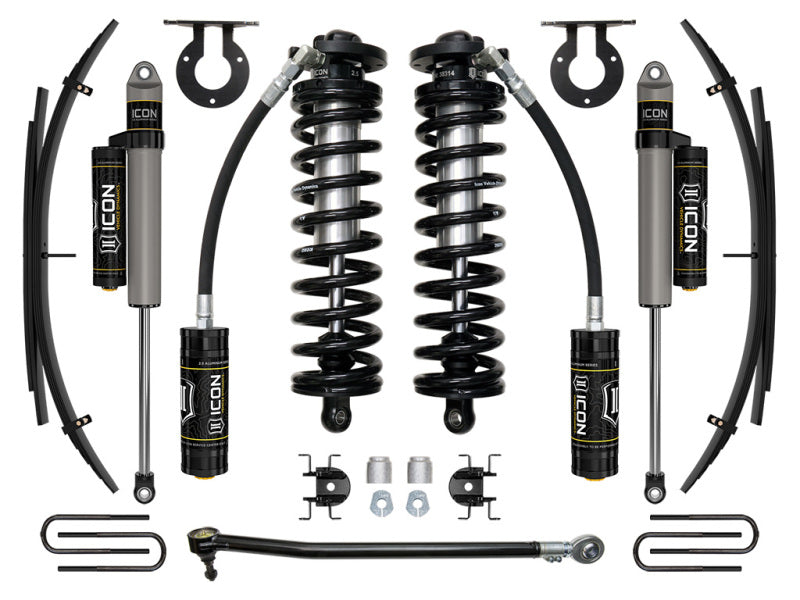 ICON K63143L - ICOK63143L - ICON 17-23 Ford F250/F350 2.5-3in Stage 3 Coilover Conversion System w/ Expansion Pack - Shipped in Europe - Tuningsupply.com