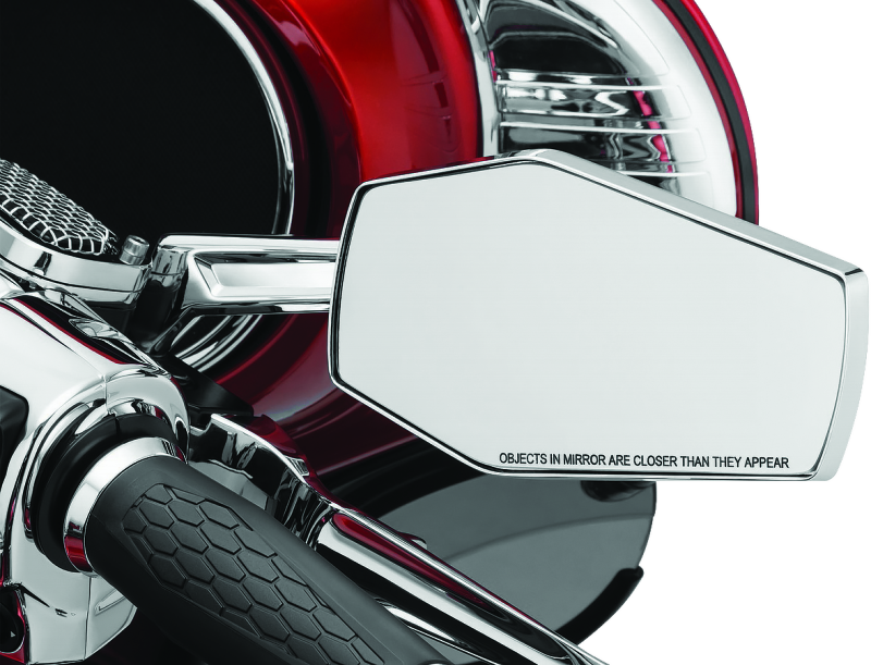 Kuryakyn 5918 - KUR5918 - Kuryakyn Hex Mirrors Chrome - Shipped in Europe - Tuningsupply.com