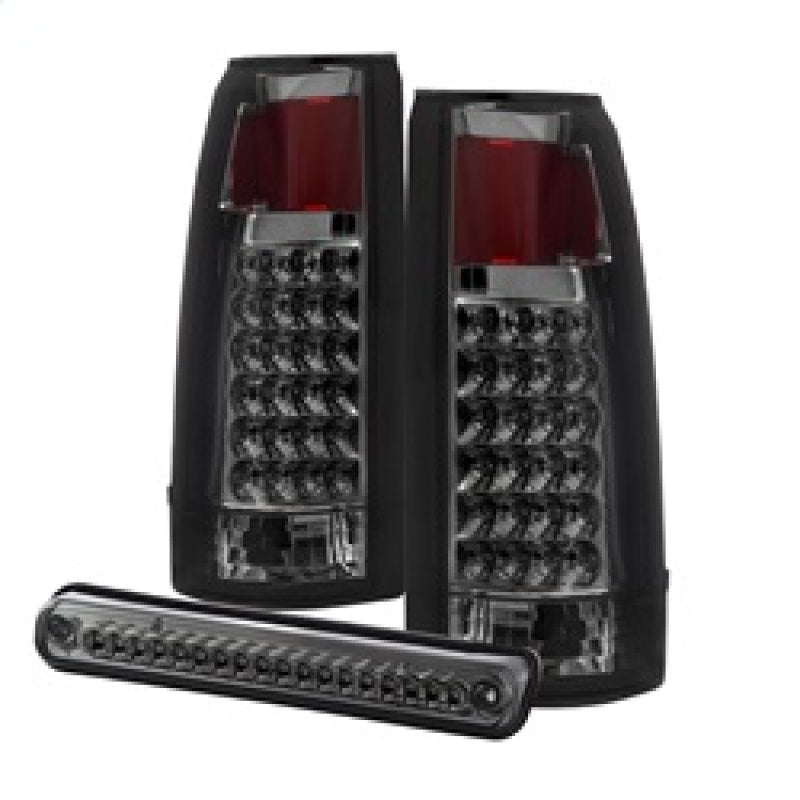 SPYDER 9032752 - SPY9032752 - xTune Yukon Denali 99-00 LED Tail Lights w/ 3rd LED Brake Light Smoked ALT-JH-CCK88-LED-SET-SM - Shipped in Europe - Tuningsupply.com