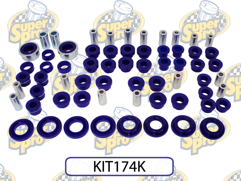 Superpro KIT174K - SPRKIT174K - SuperPro 2013 Scion FR-S Base Front / Rear Vehicle Master Bushing Kit - Shipped in Europe - Tuningsupply.com