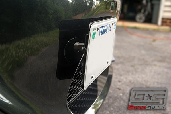 GrimmSpeed 094029 - GRM094029 - GrimmSpeed 10+ Subaru Legacy/Outback / 13+ Subaru BRZ/13+ Scion FR-S License Plate Relocation Kit - Shipped in Europe - Tuningsupply.com