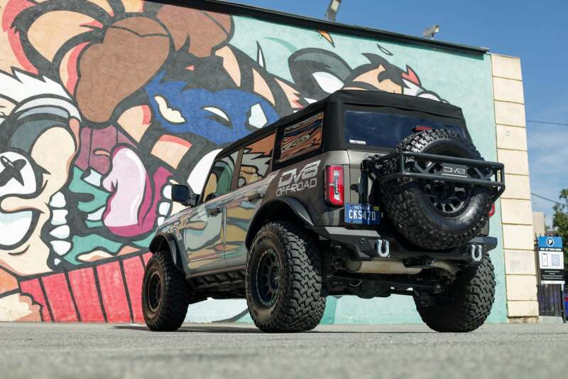DV8 Offroad RBBR-05 - DVERBBR-05 - DV8 Offroad 2021+ Ford Bronco Competition Series Rear Bumper - Shipped in Europe - Tuningsupply.com