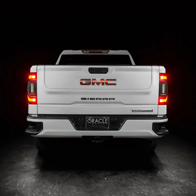 ORACLE Lighting 5927-504-T - ORL5927-504-T - Oracle 19-23 GMC Sierra Black Series Flush Style LED Tail Lights - Factory Halogen - Shipped in Europe - Tuningsupply.com