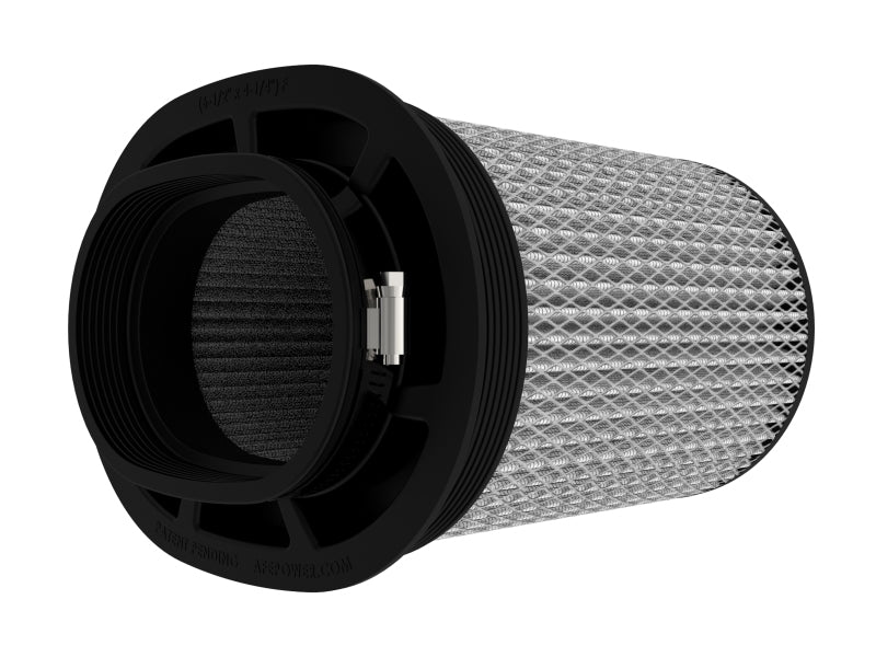 aFe 21-91109 - AFE21-91109 - aFe Magnum FLOW Air Filter Pro DRY S (6.5x4.75)in F x (9x7)in B x (9x7) T (Inverted) x 9in H - Shipped in Europe - Tuningsupply.com