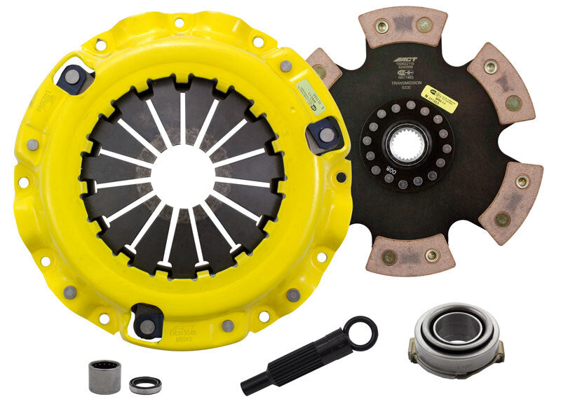 ACT Z65-HDR6 - ACTZ65-HDR6 - ACT 1987 Mazda RX-7 HD/Race Rigid 6 Pad Clutch Kit - Shipped in Europe - Tuningsupply.com