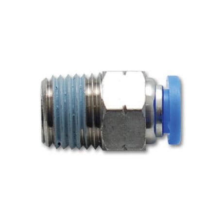 Vibrant 2662 - VIB2662 - Vibrant Male Straight Pneumatic Vacuum Fitting (1/8in NPT Thread) - for 1/4in (6mm) OD tubing - Shipped in Europe - Tuningsupply.com