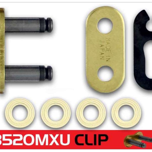 RK Chain GB520MXU-CL - RKCGB520MXU-CL - RK Chain GB520MXU-CLIP - Gold - Shipped in Europe - Tuningsupply.com