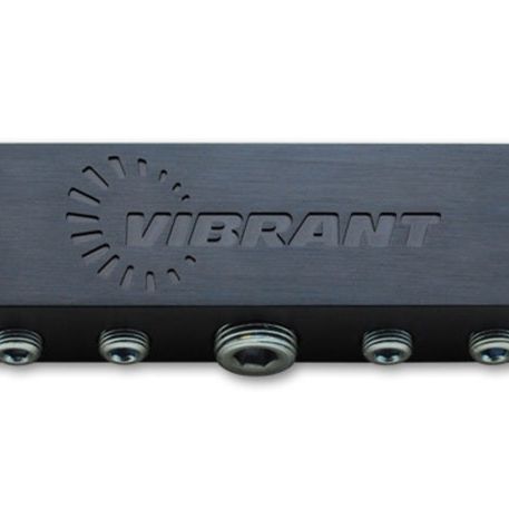 Vibrant 2691 - VIB2691 - Vibrant Aluminum Vacuum Manifold (new design) - Black - Shipped in Europe - Tuningsupply.com