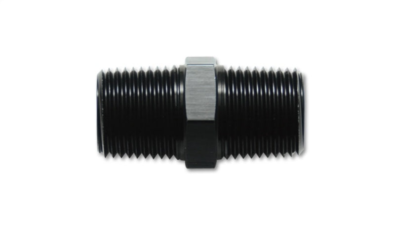 Vibrant 10372 - VIB10372 - Vibrant 3/8in NPT x 3/8in NPT Straight Union Pipe Adapter Fitting - Aluminum - Shipped in Europe - Tuningsupply.com