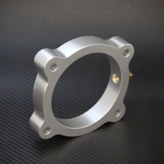 Torque Solution TS-TBS-021 - TQSTS-TBS-021 - Torque Solution Throttle Body Spacer (Silver): Hyundai Genesis V6 3.8L 2013+ - Shipped in Europe - Tuningsupply.com