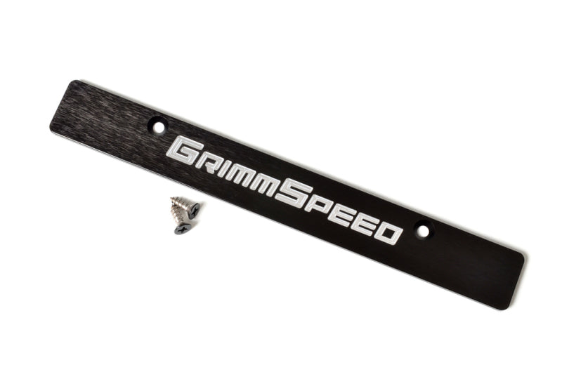 GrimmSpeed 094079 - GRM094079 - GrimmSpeed 06-14 Subaru Impreza/WRX/STi License Plate Delete Plate - Shipped in Europe - Tuningsupply.com