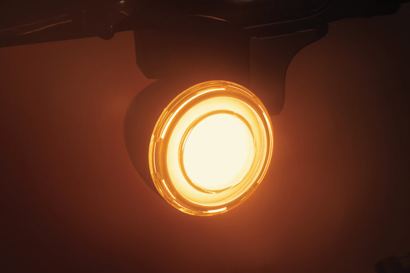 Kuryakyn 2902 - KUR2902 - Kuryakyn Tracer L.E.D. Front Turn Signal Insert, White/Amber Light, Smoke Lens 1157 - Shipped in Europe - Tuningsupply.com