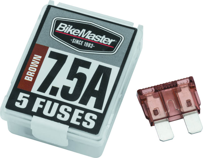 BikeMaster 152430 - BKM152430 - BikeMaster 5Piece 7.5A Replacement Fuse - Shipped in Europe - Tuningsupply.com