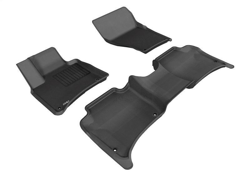 3D MAXpider L1PO01001509 - ACEL1PO01001509 - 3D MAXpider 11-18 Porsche Cayenne (92A) / Volkswagen Touareg Kagu Black Full Set - Shipped in Europe - Tuningsupply.com