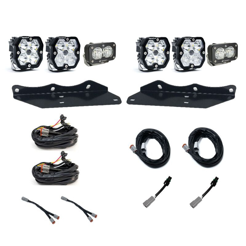 Baja Designs 440064 - BAJ440064 - Baja Designs 17-20 Ford Raptor Squadron Sport 2.0/S2 Fog Pocket Kit (Multi Patterns) - Clear - Shipped in Europe - Tuningsupply.com