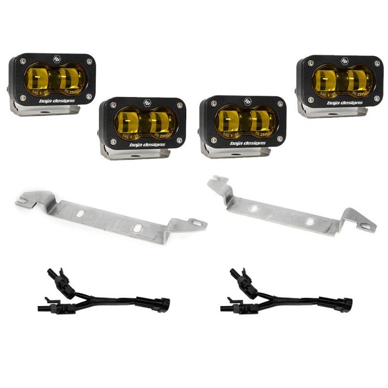 Baja Designs 448240 - BAJ448240 - Baja Design 2024+ Toyota S2 SAE OEM Fog Light Replacement Kit - Amber - Shipped in Europe - Tuningsupply.com
