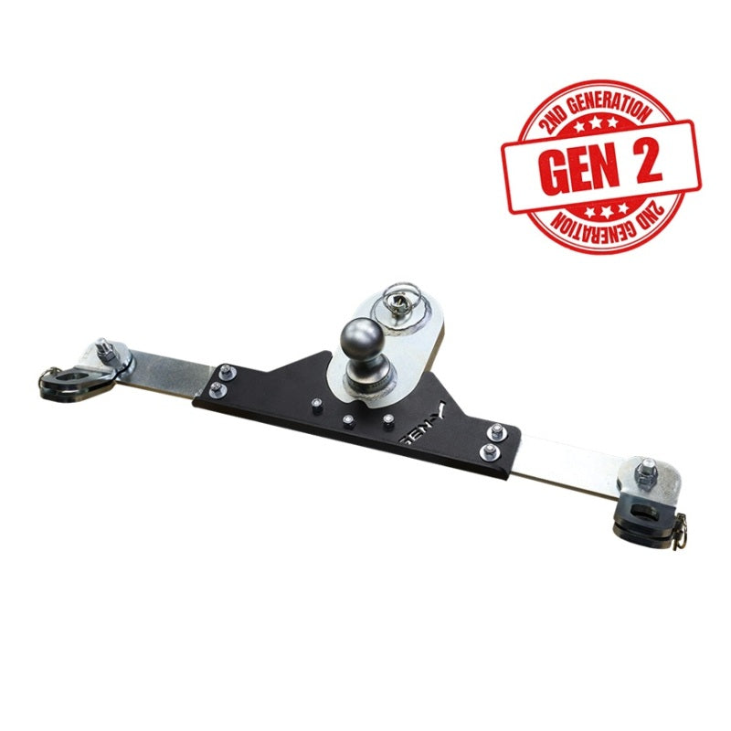 GEN-Y Hitch GH-21014 - GENGH-21014 - Gen-Y Dodge/RAM GoosePuck II 5in Offset Ball Puck Mount & 25K Towing w/Safety Chain Anchors - Shipped in Europe - Tuningsupply.com