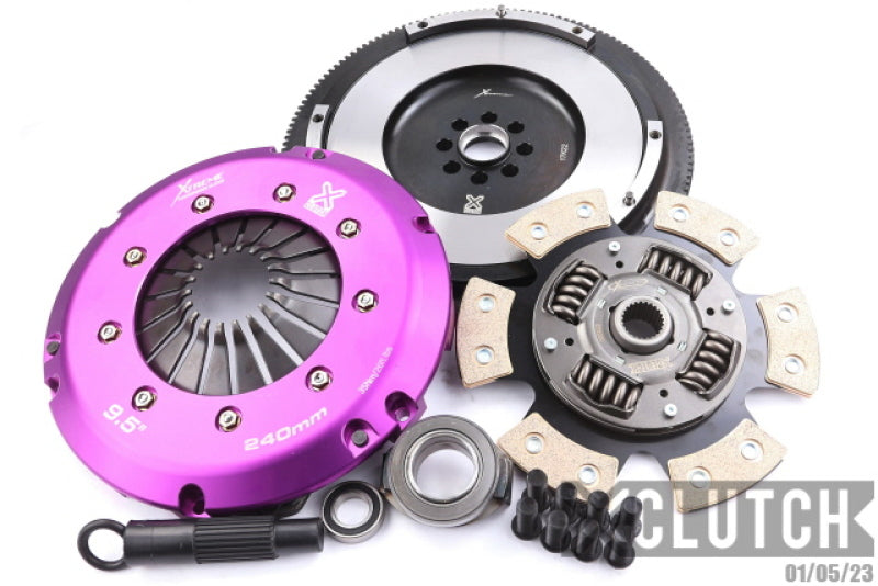 XCLUTCH XKHN24537-1R - XCLXKHN24537-1R - XClutch 17-21 Honda Civic Type R 2.0L Stage 2R Extra HD Sprung Ceramic Clutch Kit - Shipped in Europe - Tuningsupply.com
