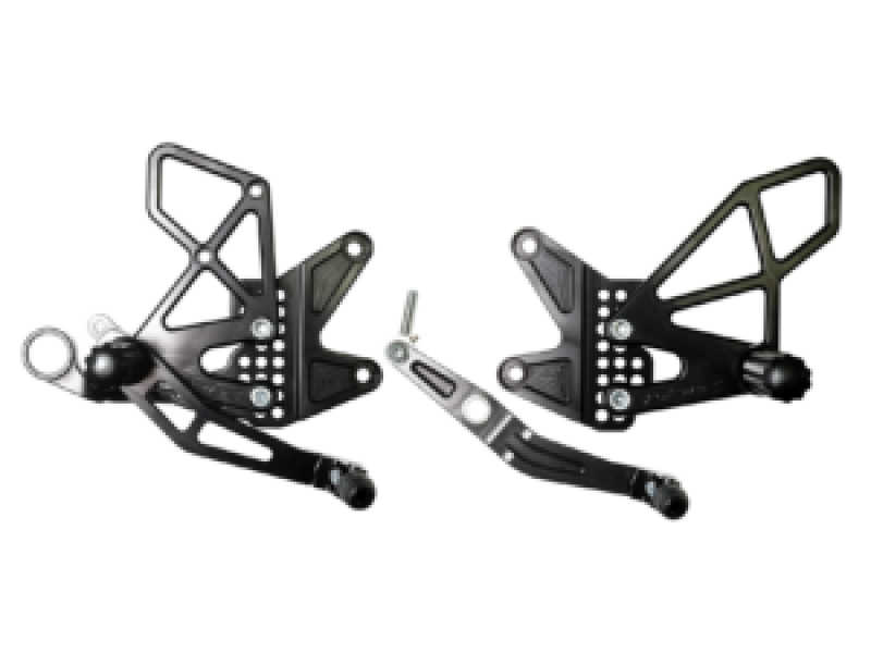 Vortex Racing RS616K - VTXRS616K - Vortex Racing 06-16 Yamaha YZF-R6 Rear Set- Black - Shipped in Europe - Tuningsupply.com