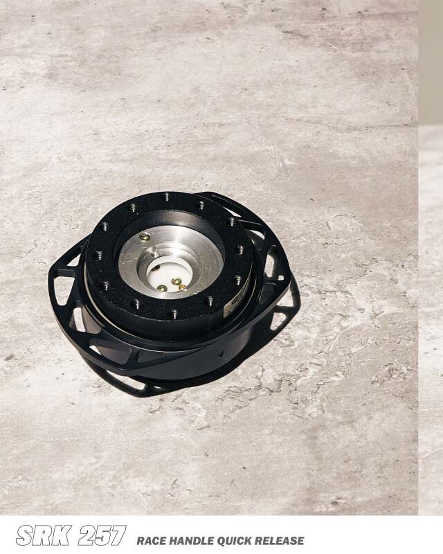 NRG SRK-257-1BK - NRGSRK-257-1BK - NRG Quick Release Gen 2.0 - Black SFI Body / Black Cutout Ring - Shipped in Europe - Tuningsupply.com