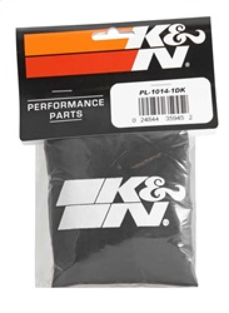 K&N Engineering PL-1014-1DK - KNNPL-1014-1DK - K&N Polaris Black Round Drycharger Air Filter Wrap 11.25inx3inx3in - Shipped in Europe - Tuningsupply.com