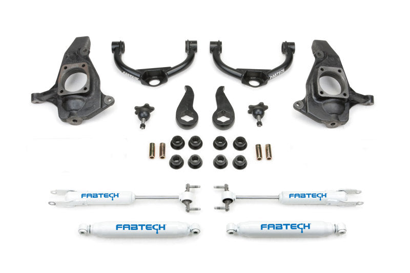Fabtech K1055 - FABK1055 - Fabtech 11-19 GM C/K2500HD/3500HD 4in Ultimate System w/Perf. Shocks - Shipped in Europe - Tuningsupply.com