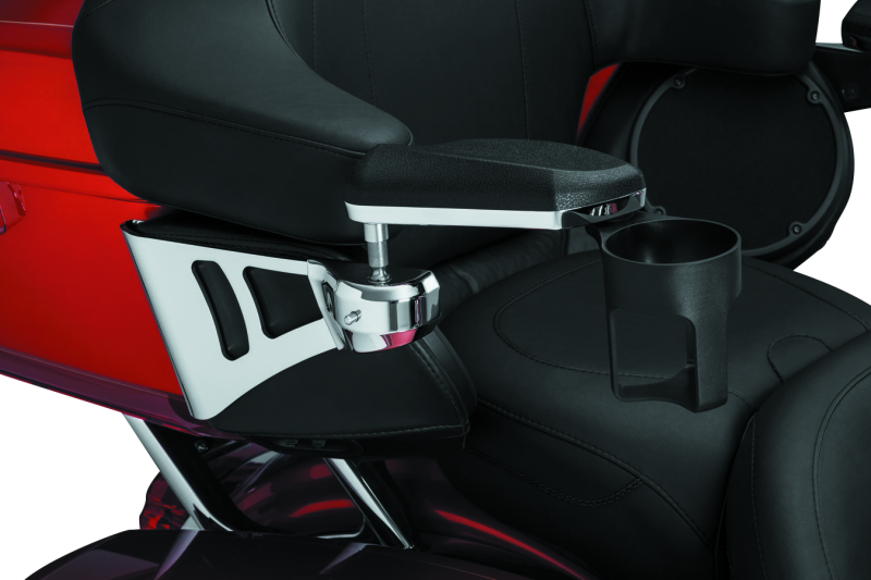 Kuryakyn 8955 - KUR8955 - Kuryakyn Passenger Armrests 14-Up Touring and Tri Glide Chrome - Shipped in Europe - Tuningsupply.com