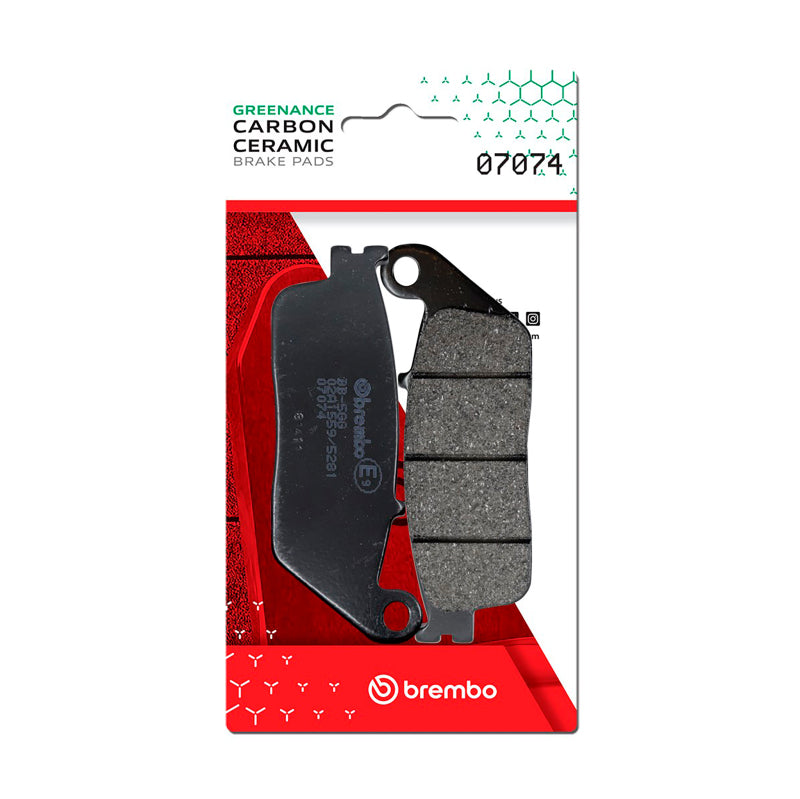 Brembo OE 07074 - BRE07074 - Brembo OE BMW C/Honda CN/Honda Nss/Honda Sh/Honda Forza Carbon Ceramic Brake Pad - Front - Shipped in Europe - Tuningsupply.com