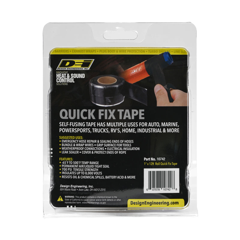 DEI 10742 - DEI10742 - DEI Quick Fix Tape (1in x 12ft) - White - Shipped in Europe - Tuningsupply.com