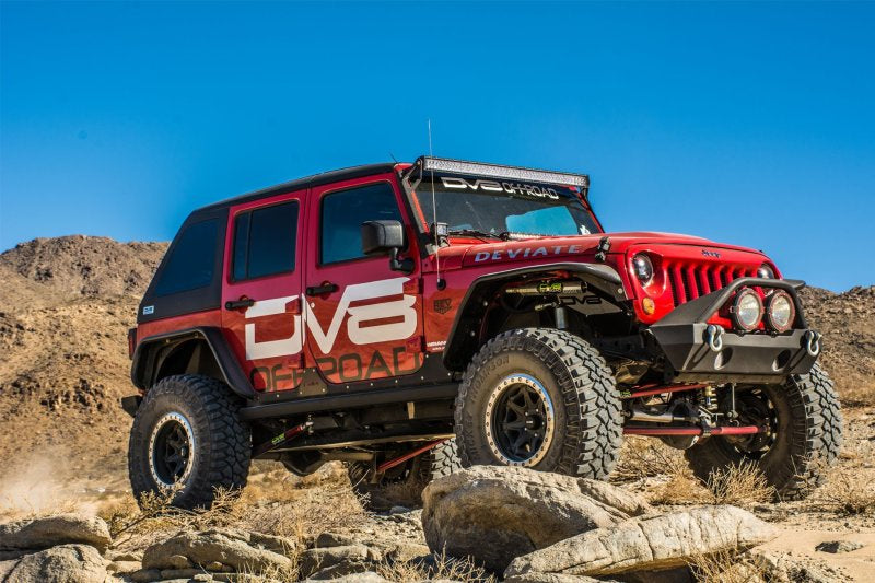 DV8 Offroad - DVEFENDB-02 - DV8 Offroad 07-18 Jeep Wrangler JK Front & Rear Flat Tube Fenders - Shipped in Europe - Tuningsupply.com