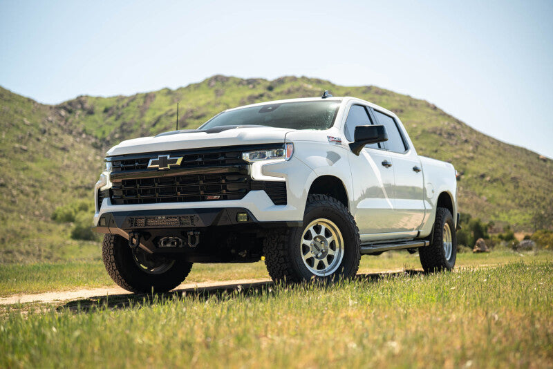 DV8 Offroad FBCS1-08 - DVEFBCS1-08 - DV8 Offroad 2022+ Chevrolet Silverado 1500 Offroad Spec Series Front Bumper w/ Winch - Shipped in Europe - Tuningsupply.com