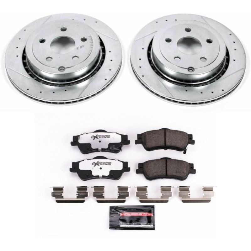 PowerStop K5528-26 - PSBK5528-26 - Power Stop 11-17 Chevrolet Caprice Rear Z26 Street Warrior Brake Kit - Shipped in Europe - Tuningsupply.com