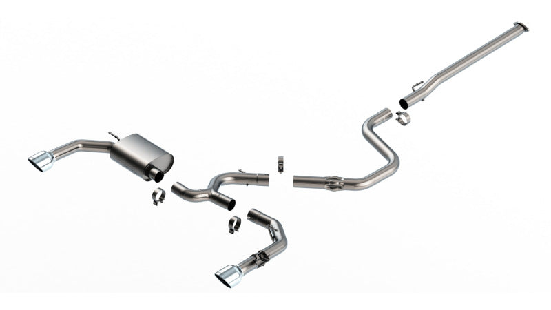 Borla 140925 - BOR140925 - Borla 22-23 Hyundai Elantra N 2.0L 4 CYL. Turbo AT/MT ATAK Catback Exhaust Bright Chrome - Shipped in Europe - Tuningsupply.com