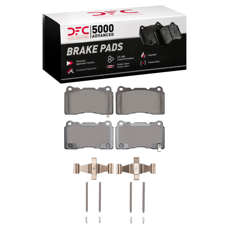 DFC 1551-1001-01 - DFC1551-1001-01 - DFC 03-20 Subaru BRZ Front 5000 Advanced Low Metallic Brake Pads and Hardware Kit - Shipped in Europe - Tuningsupply.com