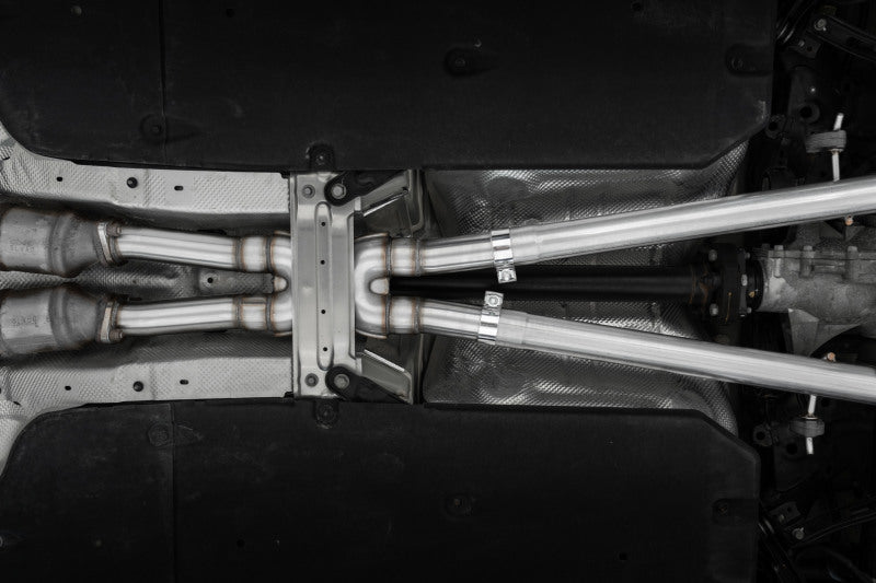 MBRP PS4708304 - MBRPS4708304 - MBRP 2022 Kia Stinger 3.3L T304 SS Cat-Back Exhaust- Dual Split Rear Quad Outlet Uses Factory Bezels - Shipped in Europe - Tuningsupply.com