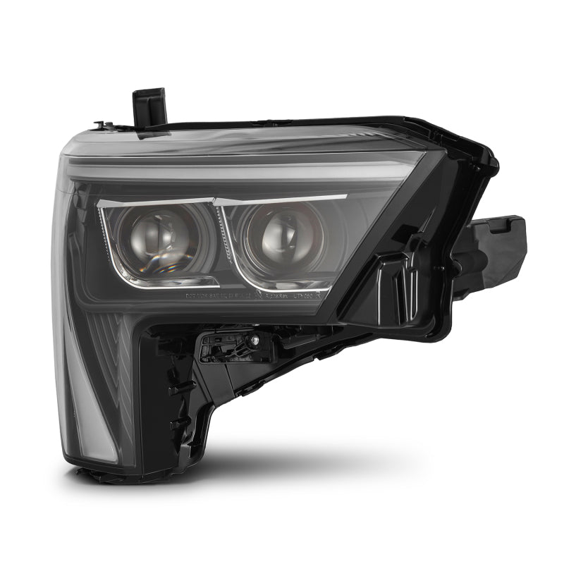 AlphaRex - ARX880874 - AlphaRex 22-23 Toyota Tundra LUXX-Series Headlights Black w/Amber DRL - Req 810029 OR 810030 - Shipped in Europe - Tuningsupply.com
