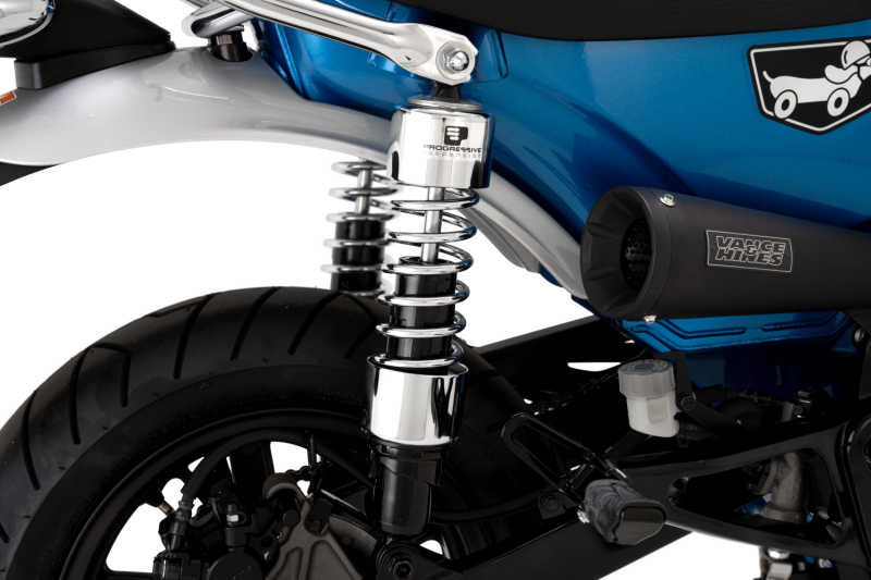 Progressive 412-4275C - PGR412-4275C - Progressive 2025 Honda DAX 125 412 Series Shocks 13.5in - Chrome - Shipped in Europe - Tuningsupply.com
