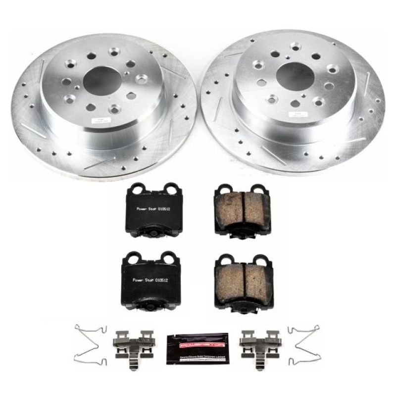 PowerStop K1149 - PSBK1149 - Power Stop 98-05 Lexus GS300 Rear Z23 Evolution Sport Brake Kit - Shipped in Europe - Tuningsupply.com