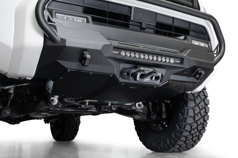Addictive Desert Designs F710353070103 - ADDF710353070103 - Addictive Desert Designs 2025 Toyota 4Runner Stealth Center Mount Front Bumper w/ Top Hoop - Shipped in Europe - Tuningsupply.com