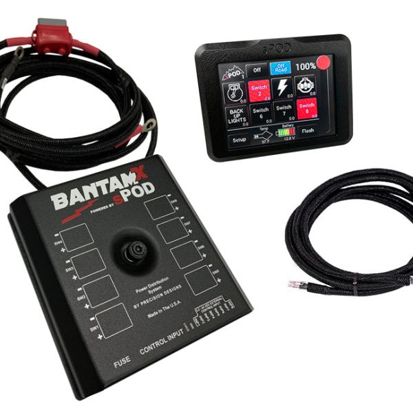 SPOD BXTSBUNI84 - SPOBXTSBUNI84 - Spod BantamX Touchscreen for Uni (84 In Battery Cables) - Shipped in Europe - Tuningsupply.com