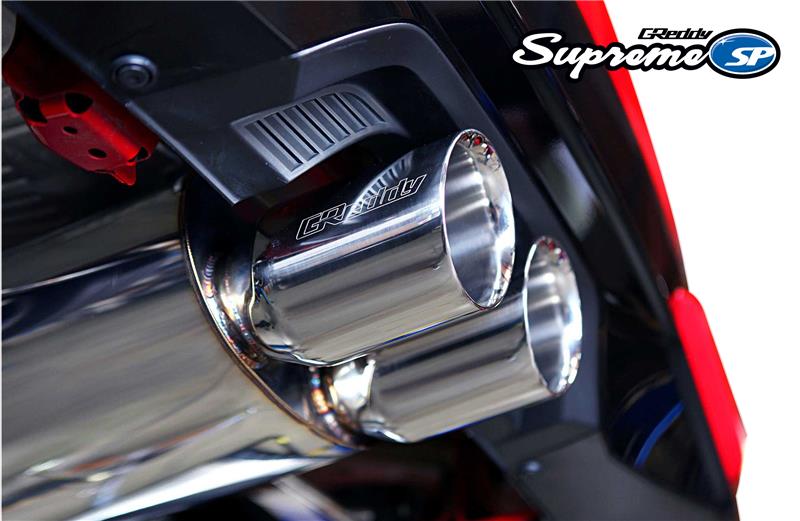 GReddy - GRE10158212 - GReddy 2017+ Honda Civic Sport Hatchback 76mm Supreme SP Cat-Back Exhaust - Shipped in Europe - Tuningsupply.com