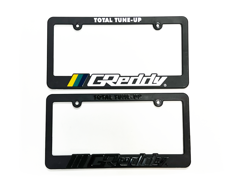 GReddy 21112000 - GRE21112000 - GReddy Total Tune Up License Plate Frame - 3 Color - Shipped in Europe - Tuningsupply.com