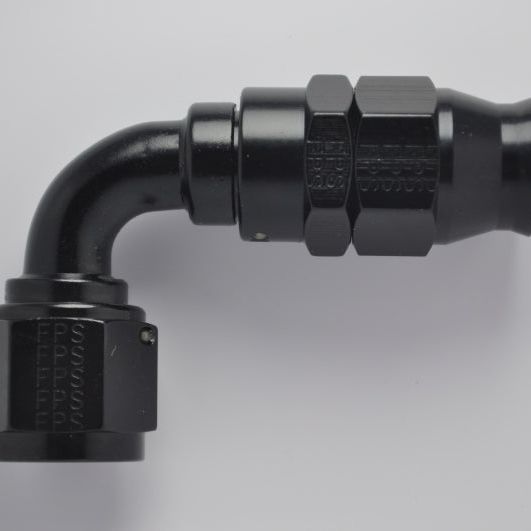 Fragola 689008-BL - FRA689008-BL - Fragola -8AN Real Street x 90 Degree Hose End Black For PTFE Hose - Shipped in Europe - Tuningsupply.com