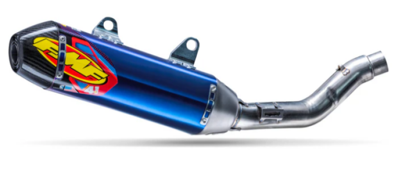 FMF Racing 042412 - FMF042412 - FMF Racing 25+ Kawasaki KX250F Anodized Titanium Factory 4.1 RCT Slip-On Muffler w/ R. Carbon Cap - Shipped in Europe - Tuningsupply.com
