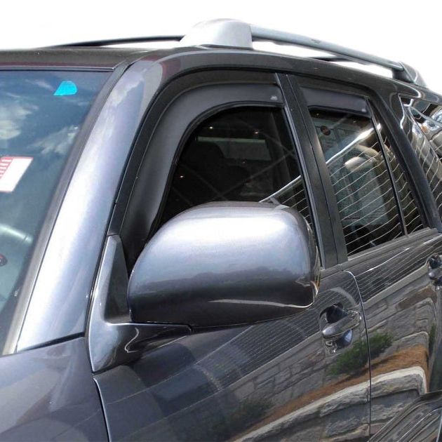 AVS 194924 - AVS194924 - AVS 03-09 Toyota 4Runner Ventvisor In-Channel Front & Rear Window Deflectors 4pc - Smoke - Shipped in Europe - Tuningsupply.com