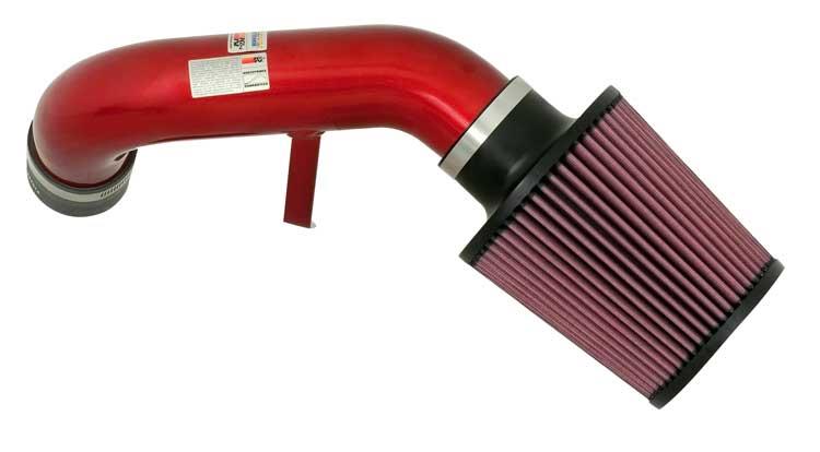 K&N Engineering 69-0015TR - KNN69-0015TR - K&N 02 Acura RSX Red Typhoon Short Ram Intake - Shipped in Europe - Tuningsupply.com