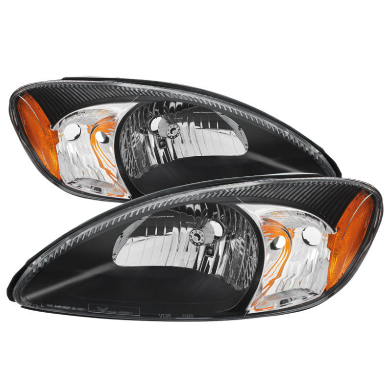 SPYDER 9024740 - SPY9024740 - xTune Ford Taurus 2000-2007 Crystal Headlights Black HD-JH-FTA00-AM-BK - Shipped in Europe - Tuningsupply.com