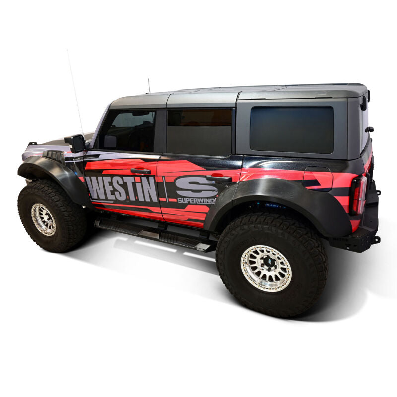 Westin 24-64195 - WES24-64195 - Westin 21-25 Ford Bronco 4dr (Excl. Bronco Sport) AT6 Running Boards - Black - Shipped in Europe - Tuningsupply.com